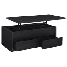 Load image into Gallery viewer, Knapp - Lift Top Cocktail Coffee Table With Dual Drawers - Black