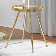 Load image into Gallery viewer, Kaelyn - Round Mirror Top End Table