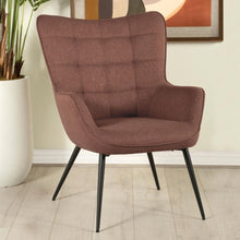 Load image into Gallery viewer, Isla - Upholstered Flared Arm Tufted Accent Chair