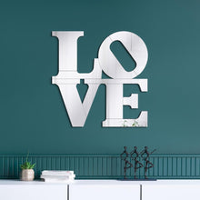 Load image into Gallery viewer, Keiran - Love Lettered Wall Mirror - Silver