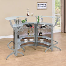 Load image into Gallery viewer, Dallas - 3-Piece Curved Freestanding Home Bar Cabinet