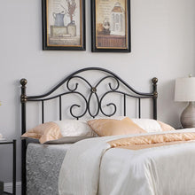 Load image into Gallery viewer, Bailey - Metal Queen Or Full Open Frame Headboard - Black