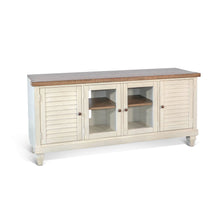 Load image into Gallery viewer, Pasadena - 72&quot; Media Console - Marble White and Buckskin