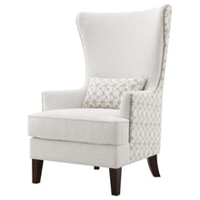 Load image into Gallery viewer, Pippin - Upholstered Wingback Accent Chair - Latte