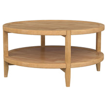 Load image into Gallery viewer, Camillo - Round Solid Wood Coffee Table - Maple