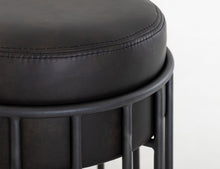 Load image into Gallery viewer, Merlin - 30&quot; Upholstered Barstool - Licorice