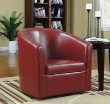 Load image into Gallery viewer, Turner - Upholstered Barrel Back Swivel Chair