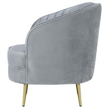 Load image into Gallery viewer, Sophia - Upholstered Channel Tufted Barrel Accent Chair