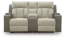 Load image into Gallery viewer, WhipLash - Sisal - Power Reclining Loveseat With Console / Adj Headrest