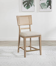 Load image into Gallery viewer, Kailani - Radio Weave Cane Counter Dining Side Chair (Set of 2) - Beige Oak
