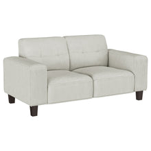 Load image into Gallery viewer, Deerhurst - Upholstered Track Arm Tufted Loveseat - Greige