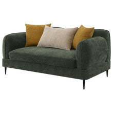 Load image into Gallery viewer, Jade - Chenille Upholstered Modern Track Arm Loveseat