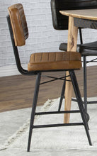 Load image into Gallery viewer, Partridge - Leather Counter Chair (Set of 2)