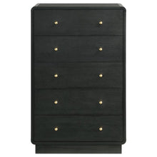 Load image into Gallery viewer, Cavelle - 5-Drawer Chest Of Drawers - Black