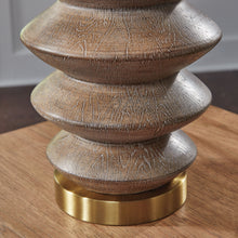 Load image into Gallery viewer, Jyllyard - Brown / Gold Finish - Poly Table Lamp
