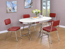 Load image into Gallery viewer, Retro - Oval Dining Table Set