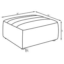 Load image into Gallery viewer, Sunny - Square Upholstered Ottoman