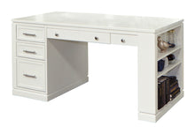 Load image into Gallery viewer, Catalina - Two Piece Writing Desk With Power Center and USB - Cottage White