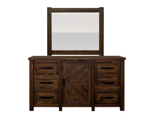 Dutton - Mirror - Brown