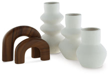 Load image into Gallery viewer, Carterworth - White / Brown - Accessory Set (Set of 5)
