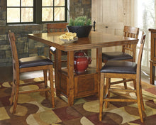 Load image into Gallery viewer, Ralene - Medium Brown - Rectangular Dining Room Counter Extension Table