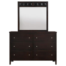 Load image into Gallery viewer, Carlton - 6-Drawer Dresser With Mirror - Cappuccino