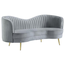 Load image into Gallery viewer, Sophia - Upholstered Channel Tufted Loveseat