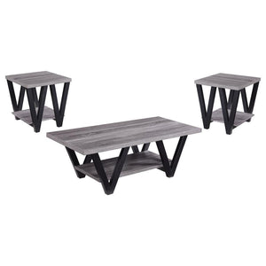 Stevens - Rectangular Coffee Table Set