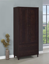Load image into Gallery viewer, Wadeline - 2 Door Tall Accent Storage Cabinet - Rustic Tobacco