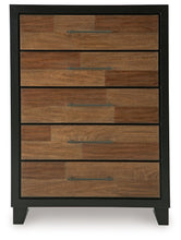 Load image into Gallery viewer, Kraeburn - Brown / Black - Five Drawer Chest