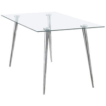 Load image into Gallery viewer, Gilman - Rectangular 64-inch Glass Top Dining Table