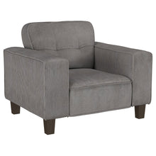 Load image into Gallery viewer, Deerhurst - Upholstered Track Arm Tufted Accent Chair - Charcoal