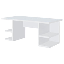 Load image into Gallery viewer, Alice - 4-Shelf Engineered Wood Writing Desk - White