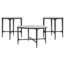 Load image into Gallery viewer, Hermas - Round Marble Coffee And End Table Set