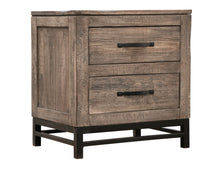 Load image into Gallery viewer, Blacksmith - Nightstand - Truffle Brown / Oil Black