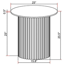 Load image into Gallery viewer, Rowena - Round Sintered Stone Table