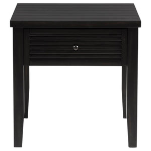 Concord - 1-Drawer Square End Table - Distressed Java