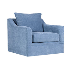 Load image into Gallery viewer, Sylvie - Swivel Chair - Blue Slate