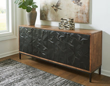 Load image into Gallery viewer, Dorannby - Black / Brown - Accent Cabinet