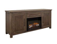 Load image into Gallery viewer, Novus Lodge - 70&quot; Electric Fireplace - Dark Brown