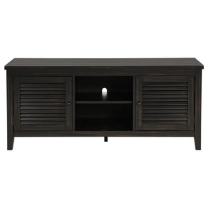 Concord - 2-Door TV Stand Console - Distressed Java