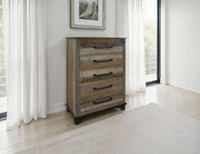 Load image into Gallery viewer, Loft Brown - 5 Drawer Chest - Two Tone Gray / Brown