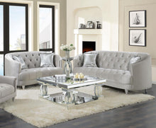 Load image into Gallery viewer, Avonlea - Upholstered Sloped Arm Sofa Set Velvet