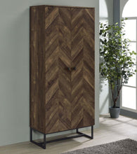 Load image into Gallery viewer, Carolyn - 2 Door Engineered Wood Accent Cabinet - Rustic Oak