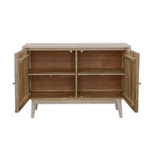 Load image into Gallery viewer, Ixora - 2 Door Wood Accent Cabinet - White Washed And Black