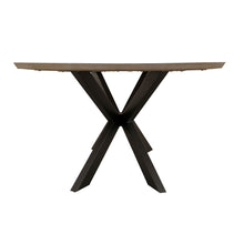 Load image into Gallery viewer, Crossings - Rectangular Dining Table With 4 Upholstered Chairs - Natural &amp; Dark Gray