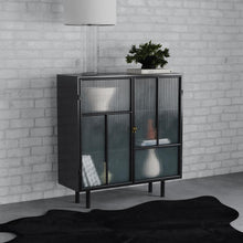 Load image into Gallery viewer, Dalia - 2 Door Accent Storage Cabinet With Shelving - Black