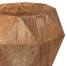 Load image into Gallery viewer, Jacinto - Octagonal Solid Mango Wood Side Table