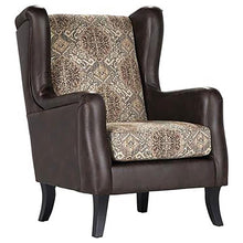 Load image into Gallery viewer, Elmbrook - Upholstered Wingback Accent Club Chair - Brown