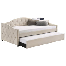 Load image into Gallery viewer, Sadie - Upholstered Daybed With Trundle